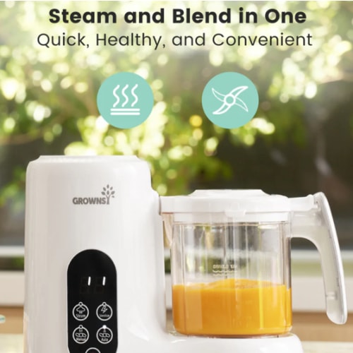 White Baby Food Maker | Steam & Blend | Nutri-Steaming – GROWNSY