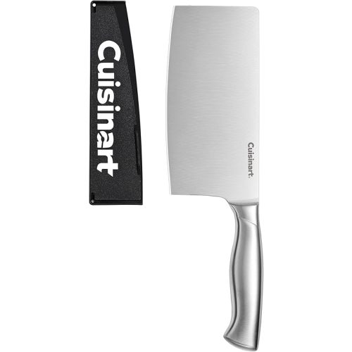 Cuisinart 7" Stainless Steel Cleaver with Blade Guard
