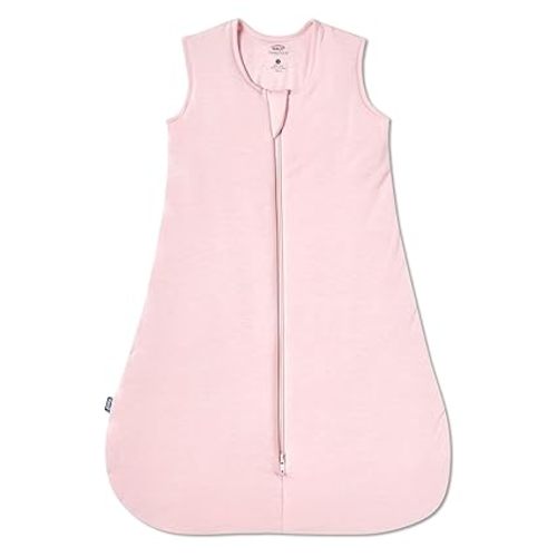 HALO SuperSoft Bamboo Wearable Blanket 1.5 TOG – Buttery Soft, Plush Baby Sleep Sack for Newborns, Infants & Toddlers, Hip-Healthy Design, Machine Washable, 0 – 6 Months, Small, Dusty Pink