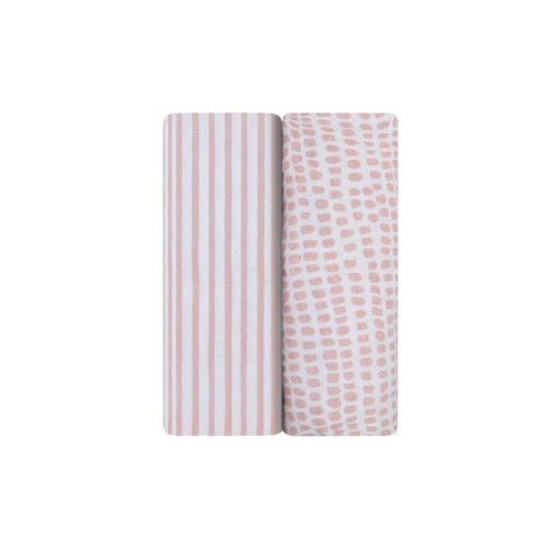 Baby Fitted Waterproof Changing Pad Cover Sheets 2 Pack, One Size