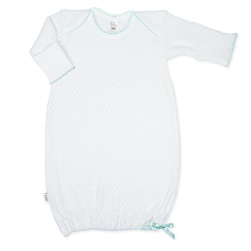 Paty Knit Overlap Shoulder Gown – PatyInc