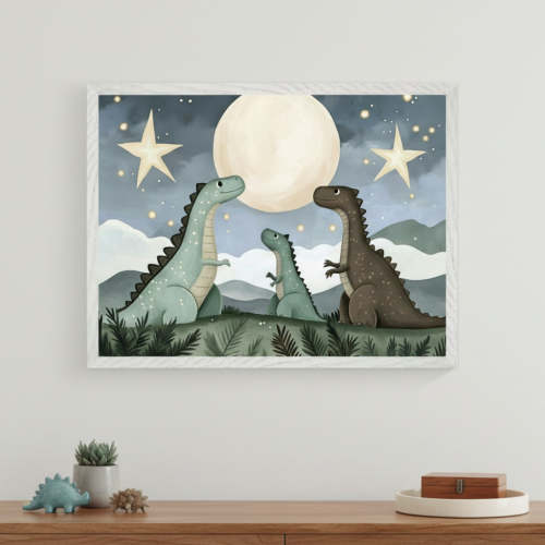 Dinosaur Wall Art for Nursery and Kids Rooms - Shop Now!