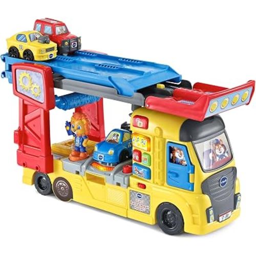 VTech 3-in-1 Race and Repair Hauler Interactive Toddler Toy