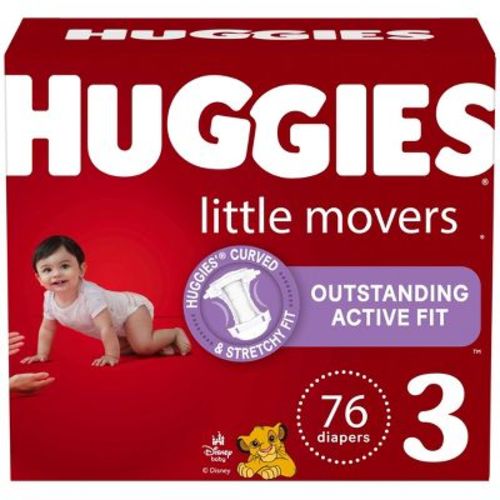 Huggies Little Movers Baby Disposable Diapers - (Select Size and Count)
