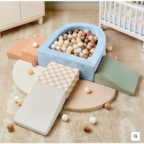 Tiny Land® PlayNest Climbing Ball Pit Set with Tunnel