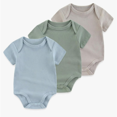 Baby Bodysuit Boy Girl Clothes Soft Newborn Infant Outfit Short Sleeve Romper