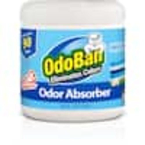 OdoBan 14 oz. Fresh Linen Solid Odor Absorber, Odor Eliminator for Smoke Odor & Musty Smell in Home, Bathroom, Pet Areas 9735C61-14Z