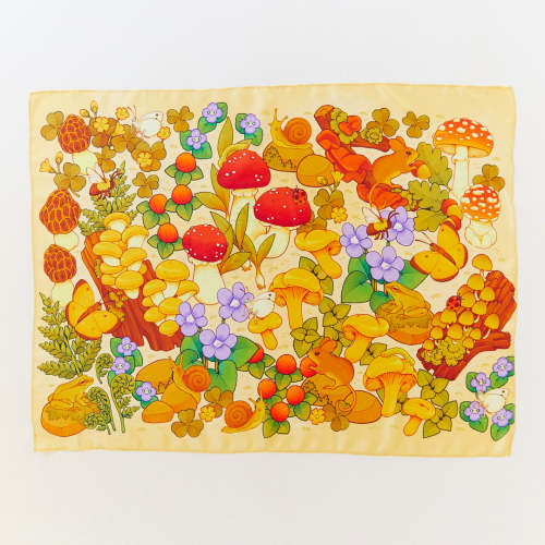 Seek & Find Mushroom Playmap | Waldorf Small World Play Toy By Sarah – Sarah's Silks