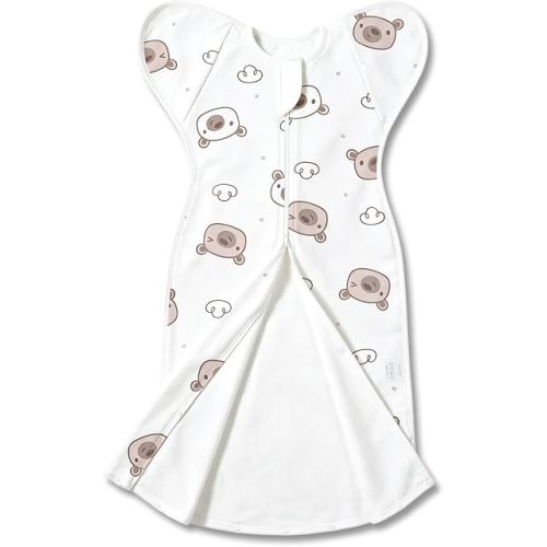 ANYEDDE Baby Swaddle 0-3 Months, Arms Up Swaddle Sleep Sack for Newborns