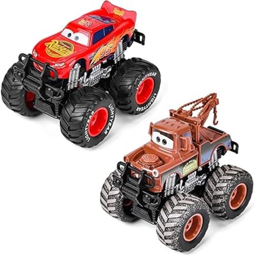 1: 45 Metal Die-Casting Big Wheel Off-Road Toy Car,2 Pack