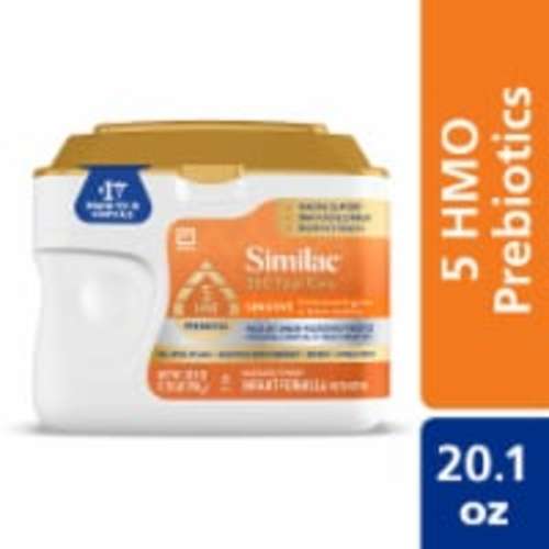 Similac 360 Total Care Sensitive Infant Formula Powder, Has 5 HMO Prebiotics, 20.1-oz Tub, 20.1 oz