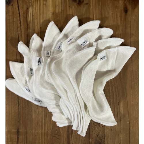 Reusable Bamboo Cotton Wipes Austin Nappy Co.