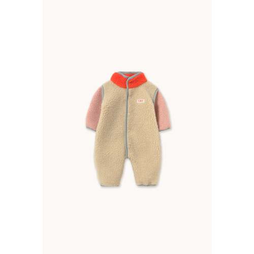 COLOR BLOCK SHERPA ONE-PIECE