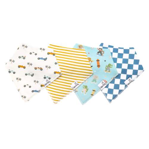 Copper Pearl - Speedster Bandana Bib Set (4-pack)