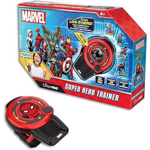 Marvel Super Hero Trainer - Interactive Fitness Toy for Kids, Motion Activated Superhero Training Game, Includes Hero Tokens & Map, Encourages Active Play & STEM Learning with 40+ Heroes & Villains
