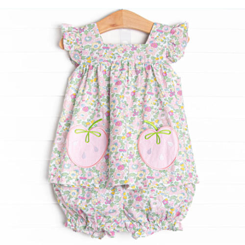 Wildberry Wonder Applique Bloomer Set, Blue – Stitchy Fish