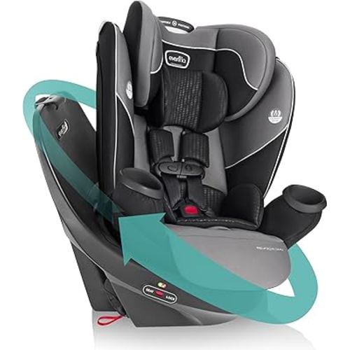 Evenflo Revolve360 All-In-One Convertible Car Seat (Amherst Gray)