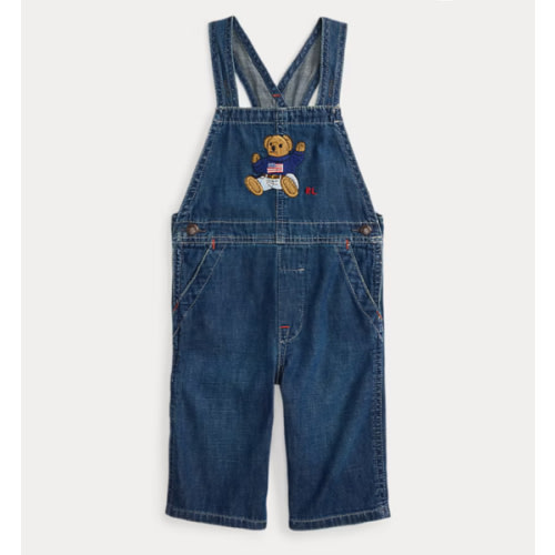 Polo Bear Indigo Denim Overall