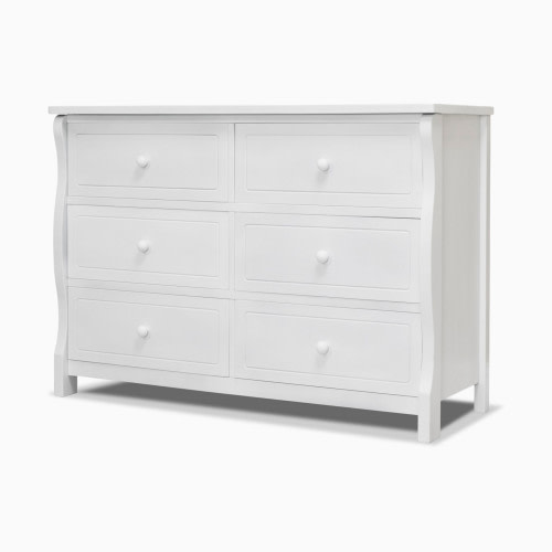 Sorelle Princeton Elite Double Dresser - White