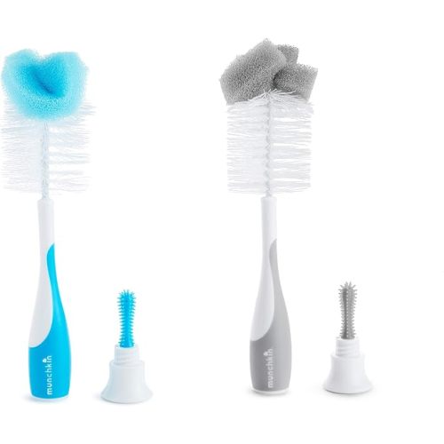 Munchkin Sponge Bottle Brush 2 pack - Assorted Colors 16021,16031