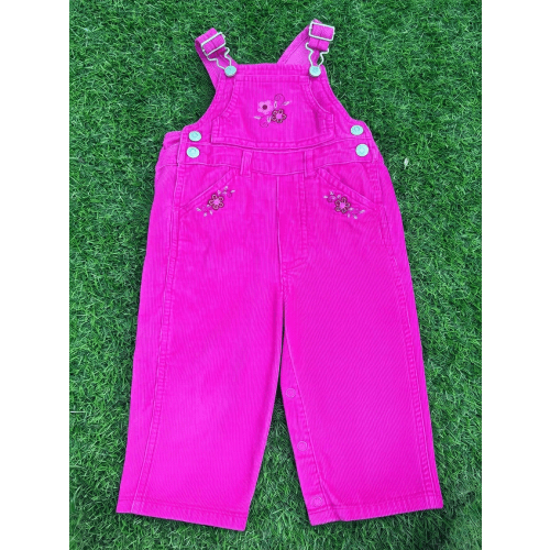 Hot Pink Corduroy Baby Overalls 🌸