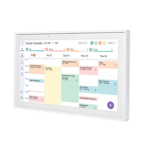 Skylight 15" Touchscreen Calendar & Organizer + 3 Year Photo & Videos
