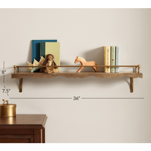 Chris Loves Julia Metal and Wood Shelving (24"- 36")