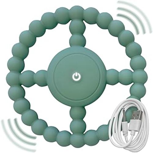 Vibrating Sensory Chew Toy - Superior Sensory Experience to Standard Autism Chew Toys. USB Chargeable. 3X Vibration Settings. Sensory Chew Toys for Autistic Children & Vibrating Teether for Baby