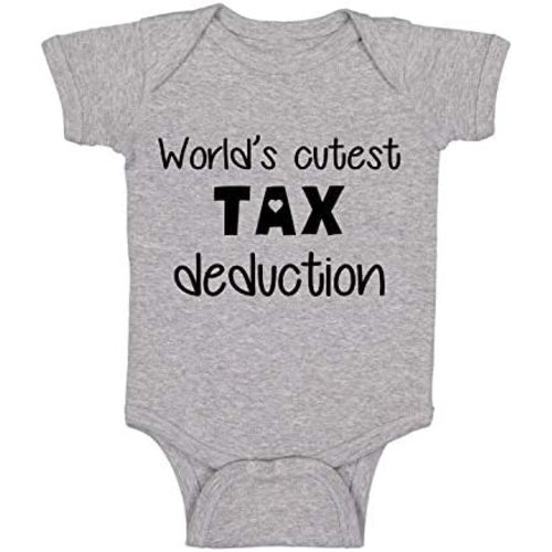 World's Cutest Tax Deduction - Funny Baby Essentials Bodysuit - Baby Girl Clothes Boy Outfits