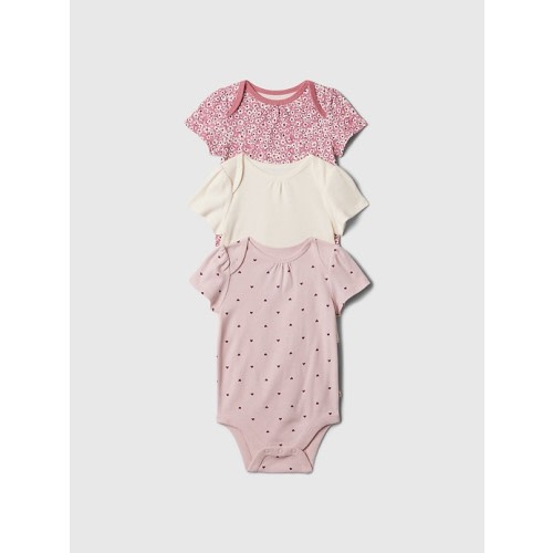 Baby Puff Sleeve Bodysuit (3-Pack)