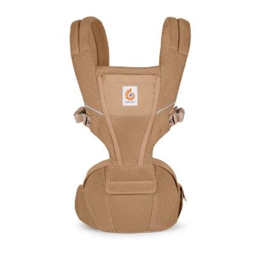 Ergobaby Alta 2-in-1 All Carry Positions Baby Carrier and Hip Seat - 4Mo & Up - Camel Brown: Buckle Closure, Adjustable Harness, Ventilated Fabric