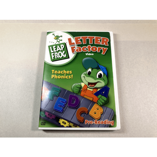 Leap Frog Letter Factory Video Pre-reading Teaches Phonics DVD