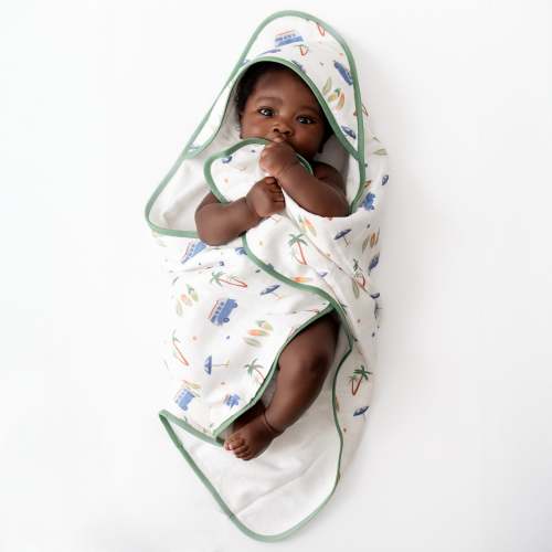 Surfboard Hooded Towel Set