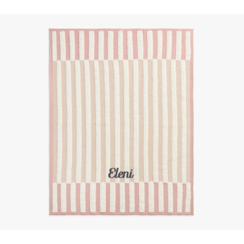 Modern Baby Striped Soft Knit Baby Blanket