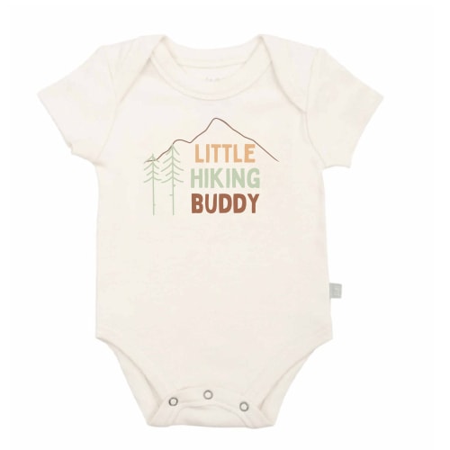 Baby Organic Graphic Bodysuit - Hiking Buddy | Finn + Emma