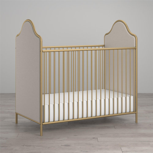 Kelly Clarkson Home Sara 2-in-1 Convertible Upholstered Crib & Reviews | Wayfair