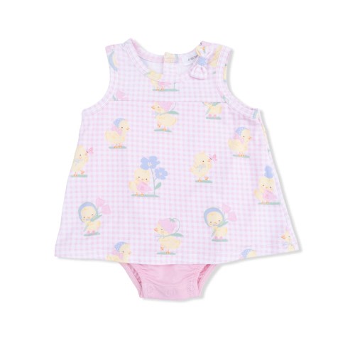Angel Dear Vintage Spring Ducklings Bodysuit Dress - Spoiled Sweet Bo - Spoiled Sweet Boutique
