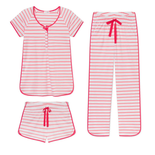 LAKE | Women | Pima Cotton Pajamas | Gelato Anchor Stripe Maternity Bundle
