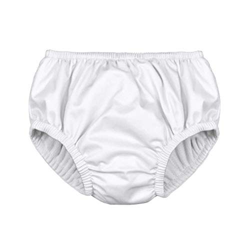 Green Sprouts Unisex Baby Pull-up Reusable Absorbent Swim Diaper, White, 18 Month