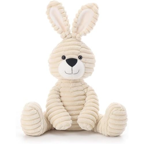 Apricot Lamb Toys Plush Corduroy Rabbit Bunny Soft Stuffed Animal