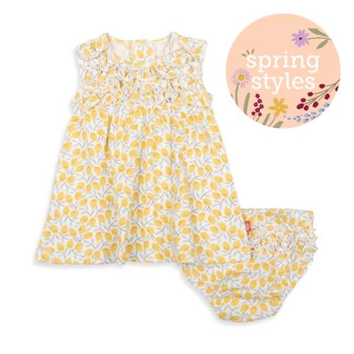 easy peasy lemon squeezy organic cotton magnetic dress and diaper cover