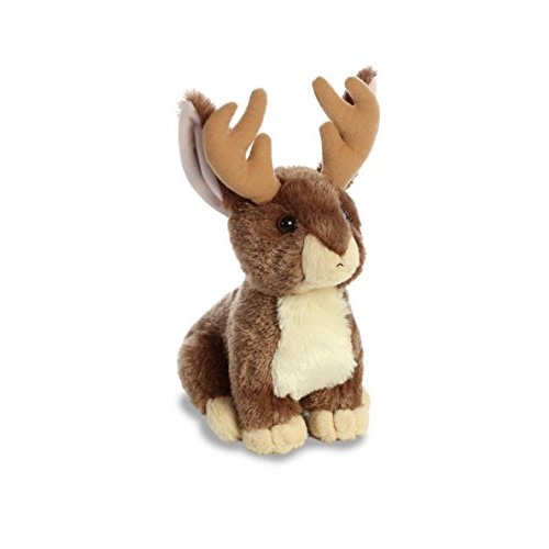 Aurora® Adorable Flopsie™ Jack A Lope Stuffed Animal - Used to Create Imaginative Play Adventures - Perfect for Birthdays, Kids and Adults, All Ages - Brown 11 Inches