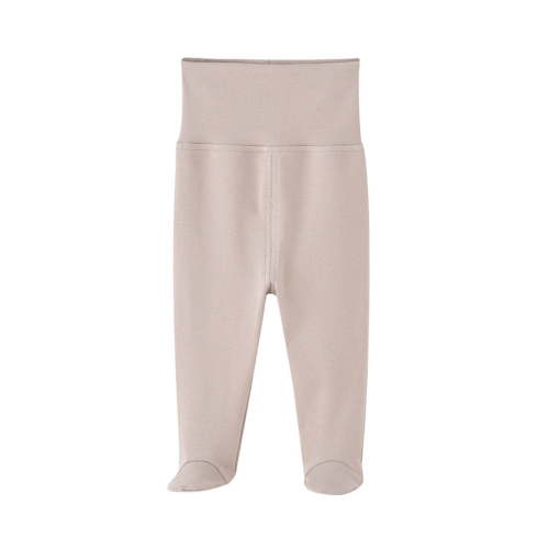 AherBiu Newborn Infant Baby Pants Girls Cotton High Waisted Comfy Soft Bottom Leggings Trousers