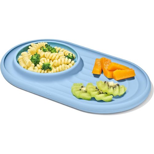 OXO Tot Textured Suction Plate – Dusk