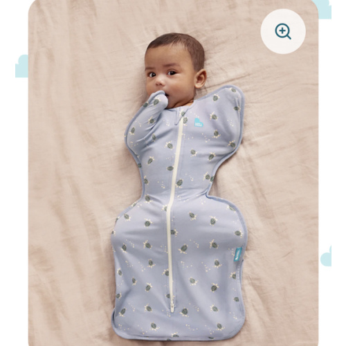 Swaddle Up™ 1.0 TOG Cotton Mist Blue Turtally