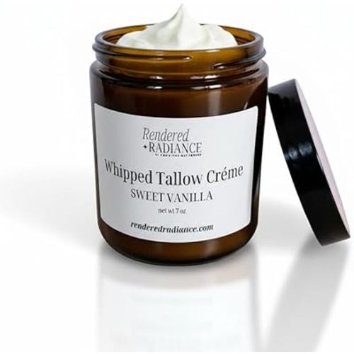 Rendered Radiance Sweet Vanilla Whipped Tallow Body Crème