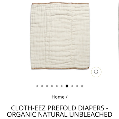 Cloth-eez Prefold Diapers (12 pack) - Size Large
