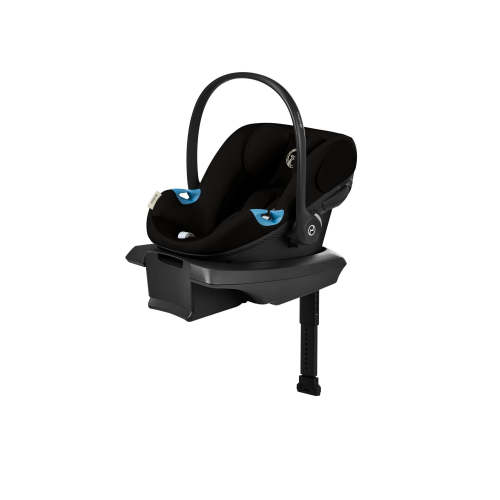 CYBEX Aton G2 Infant Car Seat with Load Leg Base - Moon Black