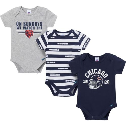 NFL Baby 3-Pack Onesie Bodysuit