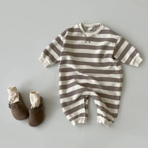 Striped Long Sleeve Jumpsuit – Teeny Mini Me